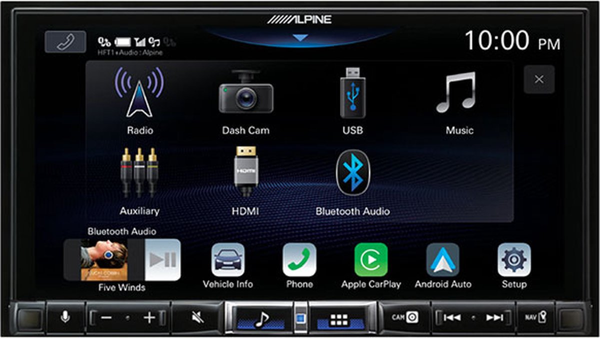 Alpine iLX-705D - 2-DIN autoradio - multimedia - 7 inch scherm - Bluetooth - Apple Carplay - Android Auto