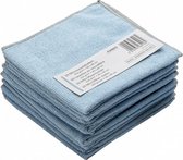 microvezeldoek 40 x 40 cm blauw 10 stuks