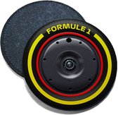 ILOJ onderzetter - Formule 1 - RedBull - medium band geel - 2022 - rond