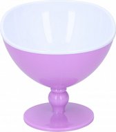 ijscoupe 150 ml 10 x 9,5 cm polyetheen wit/paars