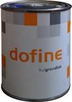 Dofine Hoog Vullende Thixotrope Grondverf - Geschikt voor Hout - 1 Liter - Donkerblauw