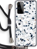 Case Company® - OnePlus 9 Pro hoesje met Koord - Terrazzo N°1 - Telefoonhoesje met Zwart Koord - Bescherming aan alle Kanten en Over de Schermrand