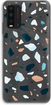 Case Company® - Xiaomi Redmi 9T hoesje - Terrazzo N°13 - Soft Cover Telefoonhoesje - Bescherming aan alle Kanten en Schermrand