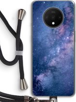 Case Company® - OnePlus 7T hoesje met Koord - Nebula - Telefoonhoesje met Zwart Koord - Bescherming aan alle Kanten en Over de Schermrand