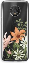 Case Company® - Motorola Moto G6 hoesje - Floral bouquet - Soft Cover Telefoonhoesje - Bescherming aan alle Kanten en Schermrand