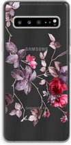 Case Company® - Samsung Galaxy S10 5G hoesje - Mooie bloemen - Soft Cover Telefoonhoesje - Bescherming aan alle Kanten en Schermrand