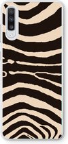 Case Company® - Samsung Galaxy A70 hoesje - Arizona Zebra - Soft Cover Telefoonhoesje - Bescherming aan alle Kanten en Schermrand