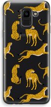 Case Company® - Samsung Galaxy J6 (2018) hoesje - Luipaard - Soft Cover Telefoonhoesje - Bescherming aan alle Kanten en Schermrand