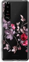 Case Company® - Sony Xperia 5 III hoesje - Mooie bloemen - Soft Cover Telefoonhoesje - Bescherming aan alle Kanten en Schermrand