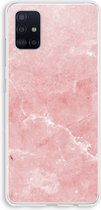 Case Company® - Samsung Galaxy A51 4G hoesje - Roze marmer - Soft Cover Telefoonhoesje - Bescherming aan alle Kanten en Schermrand