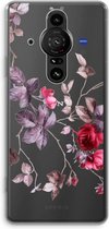 Case Company® - Sony Xperia Pro-I hoesje - Mooie bloemen - Soft Cover Telefoonhoesje - Bescherming aan alle Kanten en Schermrand