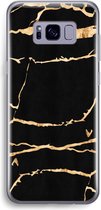 Case Company® - Samsung Galaxy S8 Plus hoesje - Gouden marmer - Soft Cover Telefoonhoesje - Bescherming aan alle Kanten en Schermrand