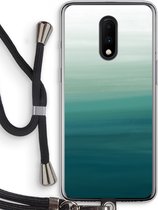 Case Company® - OnePlus 7 hoesje met Koord - Ocean - Telefoonhoesje met Zwart Koord - Bescherming aan alle Kanten en Over de Schermrand