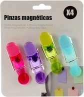 wasknijpers magnetisch junior 5 x 2 cm 4 stuks