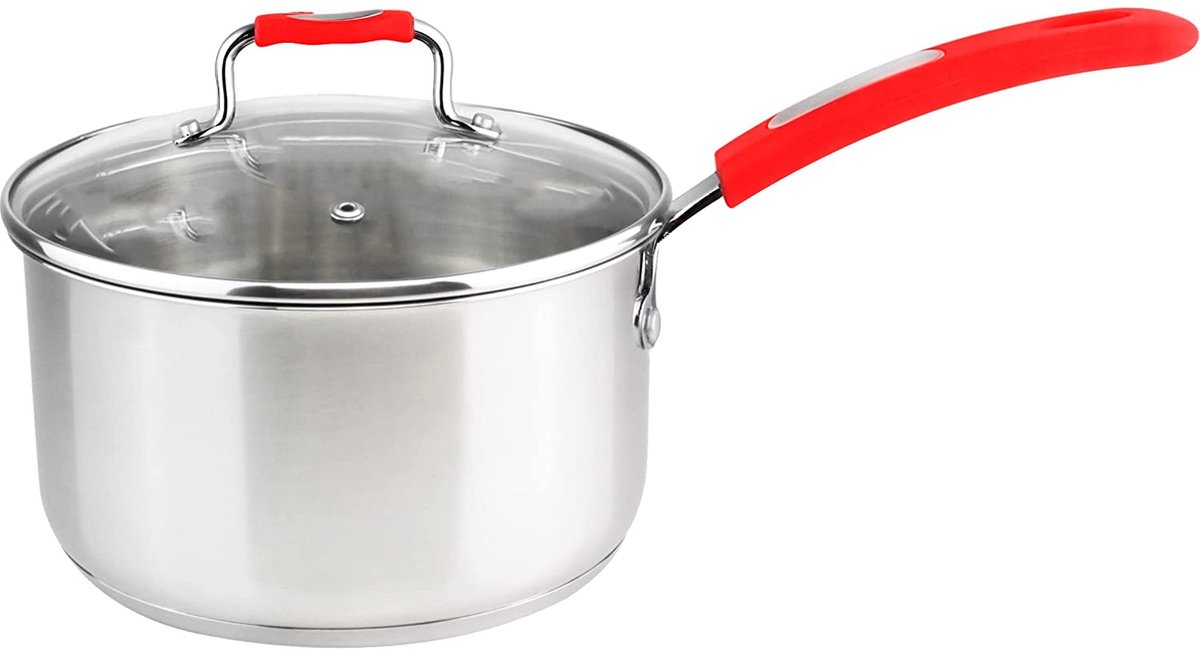 Millvado Urban Collection - Stainless Steel Sauce Pan - 2.8L Sauspan met Deksel