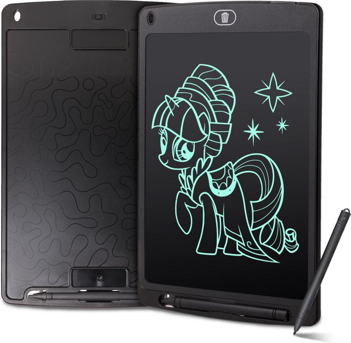 FEDEC LCD Tekentablet 10 inch - Kleurenscherm - Met Pen - Tekenbord - Grafische Tablet - Zwart