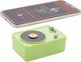 speaker Mini Vintage Bluetooth 7,5 cm 3W groen