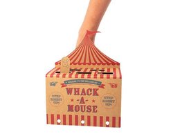 Fizz Creations Kattenspeelgoed Whack-a-mouse 20 Cm Karton Bruin