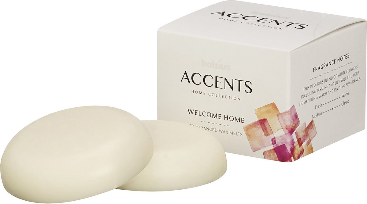 Bolsius Accents waxmelts welcome home (3st)