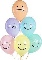 Partydeco ballonnen - Funny Faces (50 stuks)
