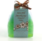 Bomb Cosmetics - Secret Garden Shower Soap - Vegan - Spons - 2 in 1