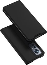 Dux Ducis - Telefoonhoesje geschikt voor Xiaomi 12 - Skin Pro Book Case - Zwart