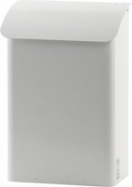 wandbrievenbus 29 x 42,5 cm RVS wit