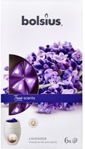 geurwax True Scents Lavendel wax paars 6 stuks