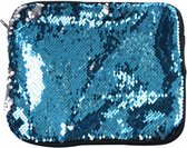 tablethoes met pailletten 10.1 inch blauw