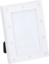 fotolijst met led lampjes 20 x 14,5 cm wit