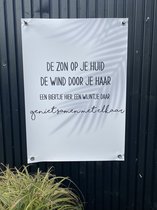 Tuinposter De zon op je huid