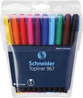 fineliners Topliner 967 edelstaal 0,4 mm 10 stuks