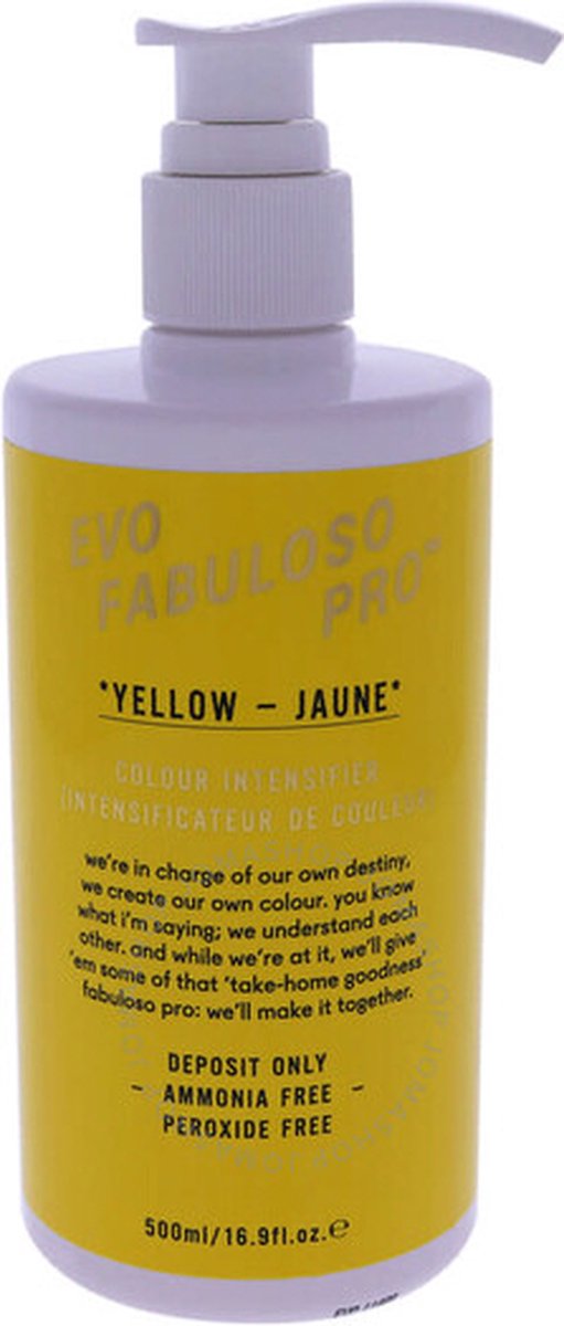 Evo Pro Yellow Colour Intensifier by Evo for Women 500ml