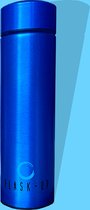 Flask-Up - slimme thermosfles met temperatuur display, blauw, 500ML Dubbelwandige Thermosfles - Thermosbeker - Isoleerfles - Thermoskan - Travel Mug - bidon drinkfles - Koffiebeker