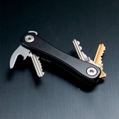 Key Organizer | Sleutel Organizer | Multitool | Smart Key |Sleutelopberger | Zwart | Aluminium | 2 tot 5 sleutels | origineel cadeau