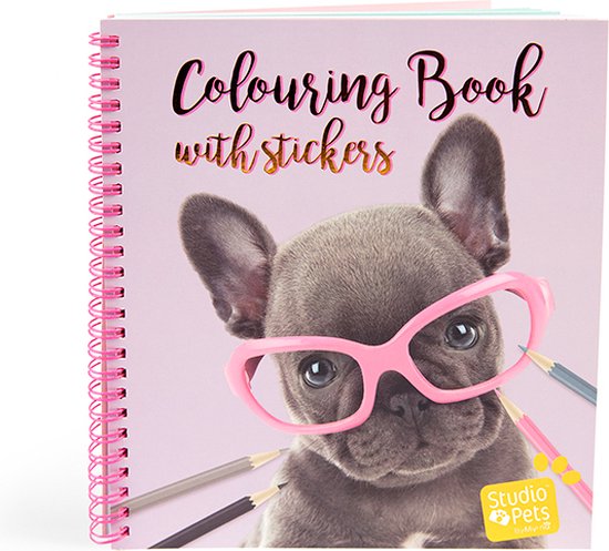 Kleurboek & stickerboek – kleurplaat – Met 28 honden kleurplaten en 5 stickervellen