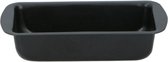 bakvorm rechthoek 13,4 cm staal zwart