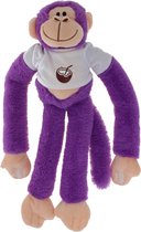 Rainbow Monkey Knuffel Paars