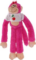 Rainbow Monkey Knuffel Roze