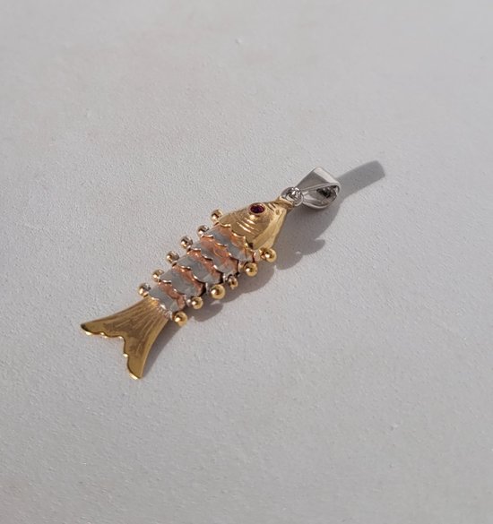 Pendentif En Or 18 Carats Et Argent - Émeraude Forme Poire - El Andaloussia - Neuf Avec étiquettes