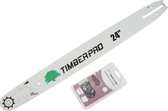 TIMBERPRO - 24"/ 60 cm - ketting + zaagblad voor kettingzaag 58/62cc