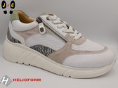 Helioform dames sneaker K-breedte, H329 wit/beige/combi, Maat 40