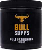 Bull Supps - Fatburner - Vetverbrander - Afvallen - Kers - 300 gram - 40 doseringen - Poedervorm