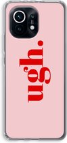 Case Company® - Xiaomi Mi 11 hoesje - Ugh - Soft Cover Telefoonhoesje - Bescherming aan alle Kanten en Schermrand