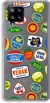 Case Company® - Samsung Galaxy A42 5G hoesje - Fruitsticker - Soft Cover Telefoonhoesje - Bescherming aan alle Kanten en Schermrand