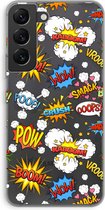 Case Company® - Samsung Galaxy S22 hoesje - Pow Smack - Soft Cover Telefoonhoesje - Bescherming aan alle Kanten en Schermrand