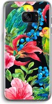 Case Company® - Samsung Galaxy S7 Edge hoesje - Papegaaien - Soft Cover Telefoonhoesje - Bescherming aan alle Kanten en Schermrand