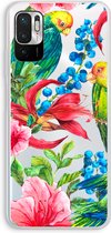Case Company® - Xiaomi Redmi Note 10 5G hoesje - Papegaaien - Soft Cover Telefoonhoesje - Bescherming aan alle Kanten en Schermrand