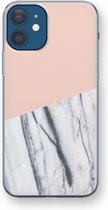 Case Company® - iPhone 12 mini hoesje - A touch of peach - Soft Cover Telefoonhoesje - Bescherming aan alle Kanten en Schermrand