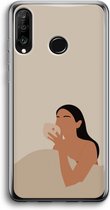 Case Company® - Huawei P30 Lite hoesje - Fresh coffee - Soft Cover Telefoonhoesje - Bescherming aan alle Kanten en Schermrand